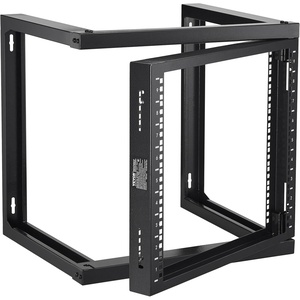 VEVOR 9U Open Frame Server Rack, 23”-40” Adjustable Depth, Free Standing or Wall Mount Network Server Rack, 4 Post AV Rack with Casters, Holds All Your Networking IT Equipment AV Gear Router Modem(9U-1)