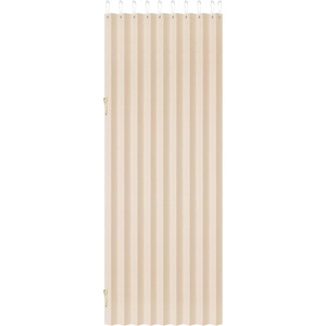 VEVOR Accordion Door, 47 x 78 inch, Blackout Fabric Folding Magnetic Door Curtain, with Hanging Hooks, Interior Room Divider for Doorways, Closets, Bedrooms, Bathrooms, Living Rooms, Beige, 1 Panel