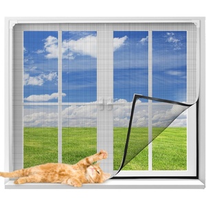 VEVOR Adjustable Window Screen, 15″ H x 21″ – 40″ W, 2 Packs Expandable Windows Screens with Aluminum Frame and Durable Mesh, Horizontal or Convert to Vertical Adjustable Installation, for Home House(58.27” x 39.17”)