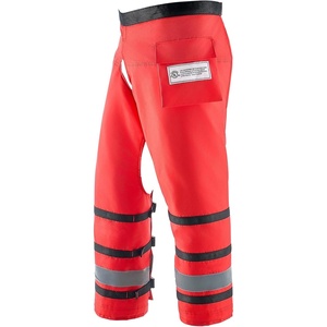 VEVOR Apron Style Chainsaw Chaps, Class D, 8 Layers Chainsaw Pants with Adjustable Belt & Gear Pocket, Chain Saw Chaps for Men/Women, Chainsaw Safety Equipment Wear for Loggers Forest Workers, Large(Red)