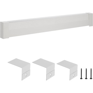 VEVOR Baseboard Heater Covers, Basic Series 6 ft Standard Electric Heating Unit Front Cover for Home Improvement, Heavy-duty Steel, Easy Installation for Bedroom Replacing Old Cover, White