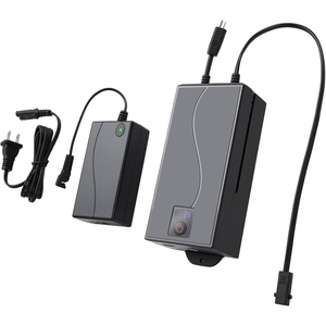 VEVOR Battery Pack for Reclining Furniture, 5000 mAh Rechargeable Recliner Battery, with Universal 2-Pin Connection and LED Display Screen, for Electric Recliner,Sofa,Couch and Lift Chair, NO Charger(5000mAh Battery + Charger)