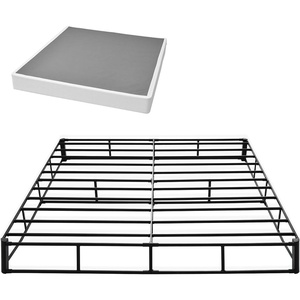 VEVOR Box Spring, Queen Size Bed Frame with Washable Fabric Cloth, Heavy Duty Metal Frame for Queen Bed, 9 in Mattress Foundation, 3500 lbs Max Weight Capacity, Easy Assembly, 79.1L x 59.6W x 9.1H in(King)