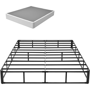 VEVOR Box Spring, Queen Size Bed Frame with Washable Fabric Cloth, Heavy Duty Metal Frame for Queen Bed, 9 in Mattress Foundation, 3500 lbs Max Weight Capacity, Easy Assembly, 79.1L x 59.6W x 9.1H in(Queen)