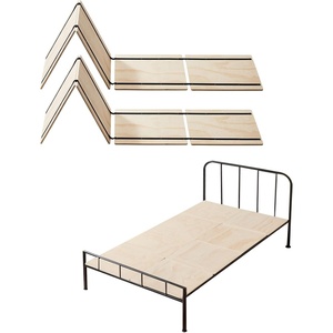 VEVOR Bunkie Board, Cal King 69.7 x 81.9 in, Foldable Bed Board Under Mattress with Nylon Webbing, Plywood, Rounded Edges, Anti-Sag Design for Metal Frames, Sleeper Sofas, Platform and Bunk Beds(Twin)