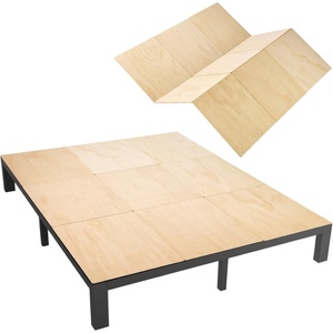 VEVOR Bunkie Board, Cal King 69.7 x 81.9 in, Foldable Bed Board Under Mattress with Nylon Webbing, Plywood, Rounded Edges, Anti-Sag Design for Metal Frames, Sleeper Sofas, Platform and Bunk Beds(California King)