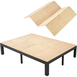 VEVOR Bunkie Board, Cal King 69.7 x 81.9 in, Foldable Bed Board Under Mattress with Nylon Webbing, Plywood, Rounded Edges, Anti-Sag Design for Metal Frames, Sleeper Sofas, Platform and Bunk Beds(Queen)