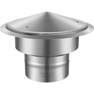VEVOR Chimney Cap, 8″ x 13″ Flue Caps, 304 Stainless Steel Fireplace Chimney Cover, Adjustable Metal Spark Arrestor with Bolts Screws, Mesh Chimney Flue Cover for Outside Existing Clay Flue Tile(6″ x 6″)