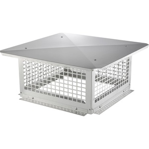 VEVOR Chimney Cap, 8″ x 13″ Flue Caps, 304 Stainless Steel Fireplace Chimney Cover, Adjustable Metal Spark Arrestor with Bolts Screws, Mesh Chimney Flue Cover for Outside Existing Clay Flue Tile(17″ x 17″)