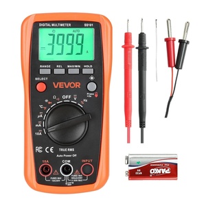 VEVOR Digital Multimeter, 4000-Count TRMS Voltmeter Ohmmeter, 1000V AC/DC Voltage Tester with Switchable Auto/Manual Range for Voltage, Resistance, and Continuity Measurment(600V- 10A)