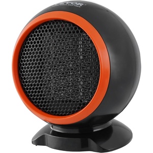VEVOR Electric Space Heater with Thermostat Remote Control, 1000W/1500W 2-Level Adjustable Quiet Ceramic Heater Fan, 20 in Tip-Over Shutdown Overheat Protection Small Heaters for Office Room Desk(6 inch)