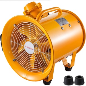 VEVOR Explosion Proof Fan 12 Inch, 550W, Industrial Portable Ventilator Blower/Exhaust with 9.8ft Light Cord -No Plug(Electric Fan)