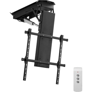 VEVOR Motorized Ceiling TV Mount, TV Wall Mount for 32 to 70 Inch TV, Electric Adjustable Ceiling TV Mount, Motorized Flip Down TV Mount Bracket with Max VESA 24 x 24 in, Fits TVs Up to 110 lbs(32″ to 70″)