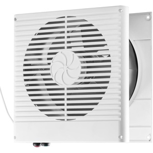 VEVOR Room to Room Fan, Two-Way Airflow Through-the-Wall Fan 8″ with Temperature Control, 180 CFM Ventilation Quiet In-Wall Exhaust Vent Fans for Bathroom, Laundry Room and Indoor(Dia. 8 inch  180 CFM)