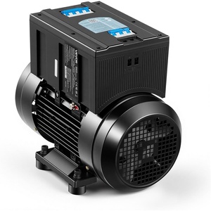 VEVOR Single Phase to 3-Phase Rotary Converter, 7.5HP 21A 208-240V Input/Output Rotary Phase Converter – Expandable to Higher Horsepower for Heavy-Load Equipment(7.5HP/21A)