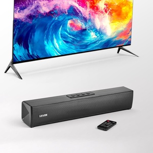 VEVOR Sound Bar for Smart TV, 2.1 Channel, 35-Inch Compact Soundbar TV Speakers with Built-in Subwoofer for Projector, Bluetooth AUX Connection, Easy Setup, 120W Surround Sound System for Home Audio(17IN Compact)