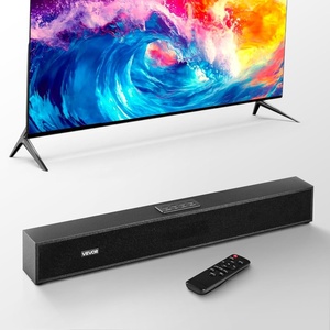 VEVOR Sound Bar for Smart TV, 2.1 Channel, 35-Inch Compact Soundbar TV Speakers with Built-in Subwoofer for Projector, Bluetooth AUX Connection, Easy Setup, 120W Surround Sound System for Home Audio(24IN Compact)