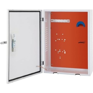 VEVOR Tesla Charger Station Box, 28” x 20” x 10”, Outdoor Cable Box Charging Box Cable Organizer, IP32 Waterproof Dustproof Cool Roll Steel Electrical Enclosure Box, for Tesla Wall Connector