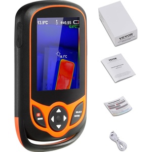 VEVOR Thermal Imaging Camera, 256 x 192 IR Resolution Pocket Infrared Thermal Imager with WiFi, 25Hz Refresh Rate Thermal Camera Pocket with 3.2″ Touch Screen, 0.3MP Visual Camera, -4℉-1022℉, IP54