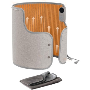 VEVOR Under Desk Space Heater,Rollable Foot Warmer Portable for Home&Office,Timer & Secure,Quiet for Legs,Ankles,Touch&Remote Control Personal Electric Round Surround Warming Pad,Over-Heat Protection