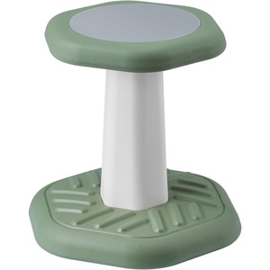VEVOR Wobble Chair, Height-Adjustable (15.7-21.7″) Active Chair, Flexible Seating Wobble Stool Made of PVC+ABS Improves Focus & Posture, Ideal for Schools, Office and Home, Age 12-18, Black(Green)