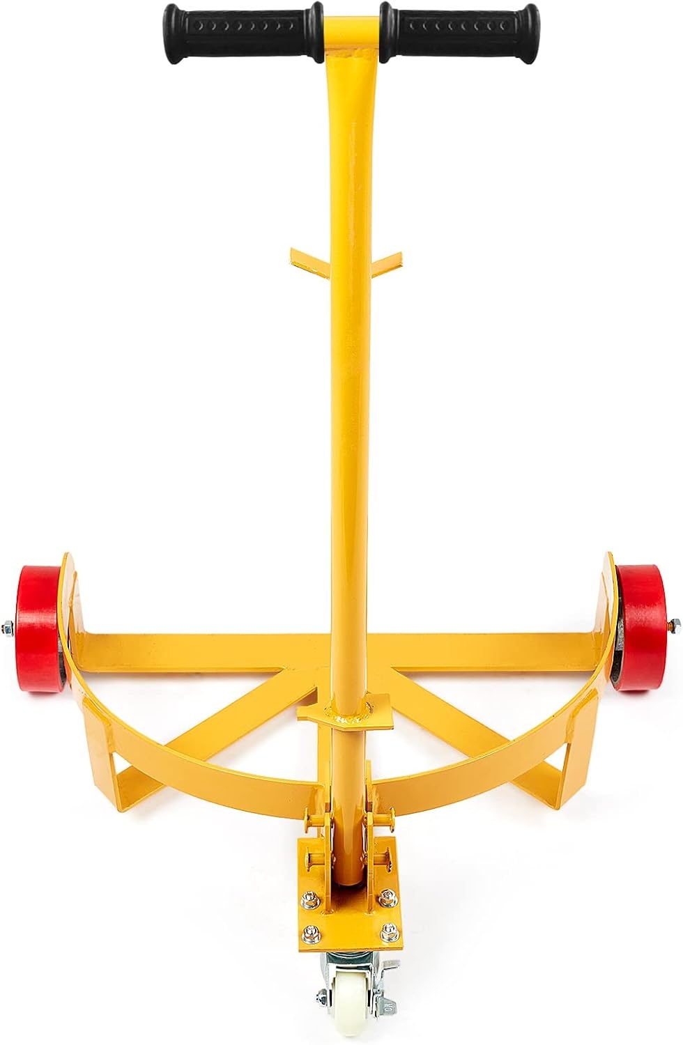 image:imageVEVOR 55 Gallon Drum Dolly 1200 Pounds Capacity Oil Drum Cart with 3 SmoothRolling Wheels and LaborSaving Handle Heavy Duty Q235 Steel Barrel Drum Dollies for Garages Warehouse Workshop