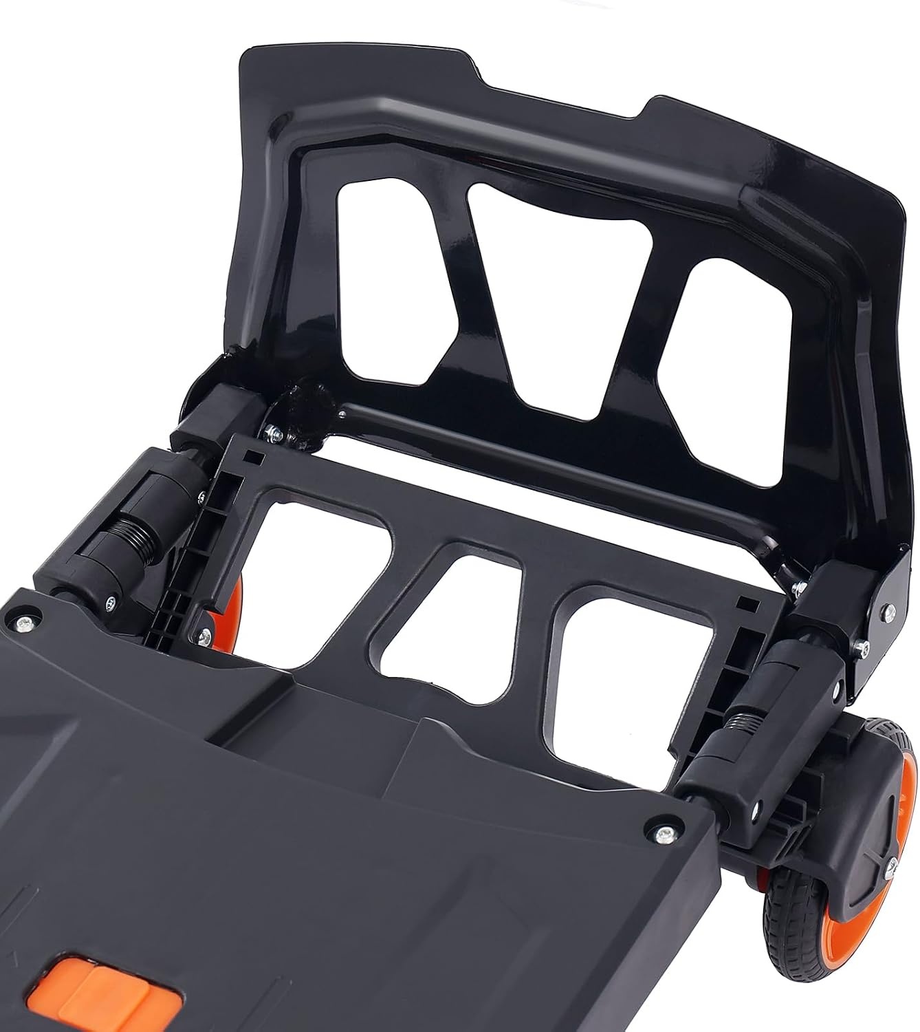 image:imageVEVOR Aluminum Folding Hand Truck 2 in 1 Design 400 lbs Capacity Heavy Duty Industrial Collapsible cart Dolly Cart with Rubber Wheels for Transport and Moving in Warehouse Supermarket Garden Heavy Duty Industrial Collapsible Dolly Cart with Rubber Wheels for Transport and Moving in Warehouse Supermarket Garden300 lbs