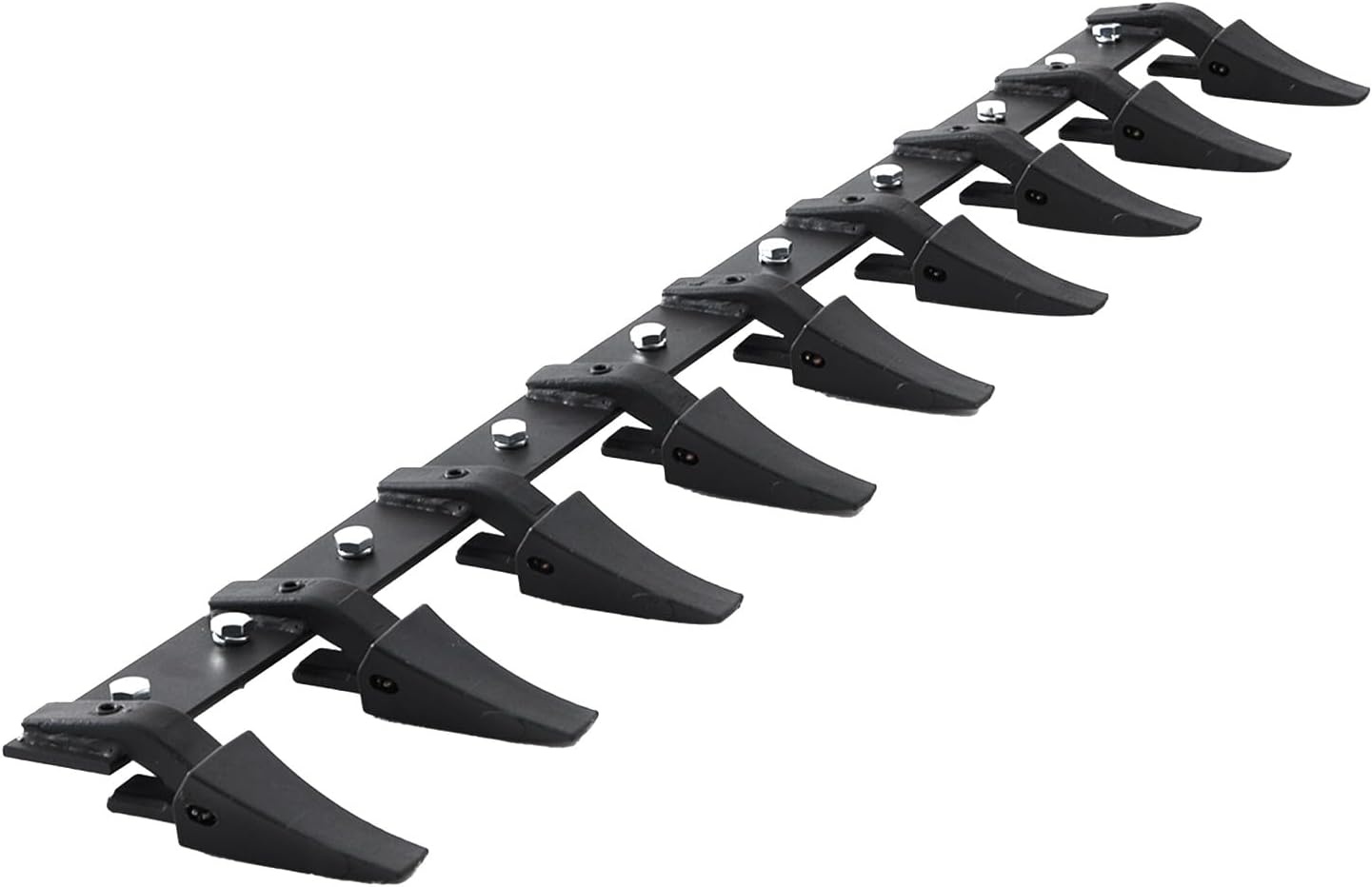 image:imageVEVOR Bucket Tooth Bar 46 in Heavy Duty 5 Teeth Tractor Bucket Bar for Loader Tractor Loader Skidsteer 4560 lbs Load Capacity Bolt On Teeth Bars for Buckets Protection Efficient amp Soil Excavation72in