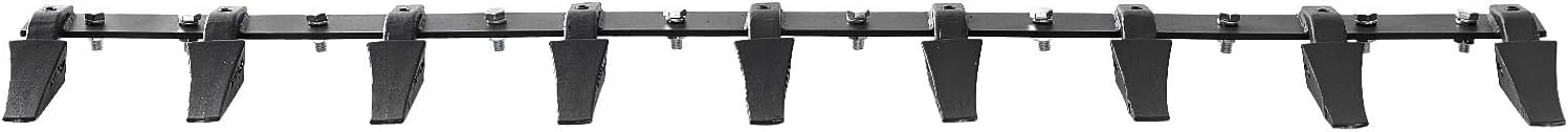 image:imageVEVOR Bucket Tooth Bar 46 in Heavy Duty 5 Teeth Tractor Bucket Bar for Loader Tractor Loader Skidsteer 4560 lbs Load Capacity Bolt On Teeth Bars for Buckets Protection Efficient amp Soil Excavation72in