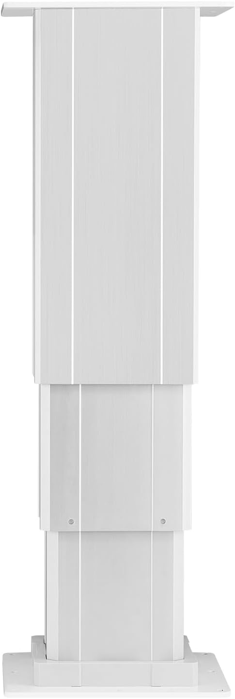 image:imageVEVOR Electric Lifting Column System 176 lbs Lift Table 142311 in Height Range ThreeStage Adjustable Desk Column Telescopic Table Leg Comes with PowerSupply Option to Control upDown Motion176 lbs