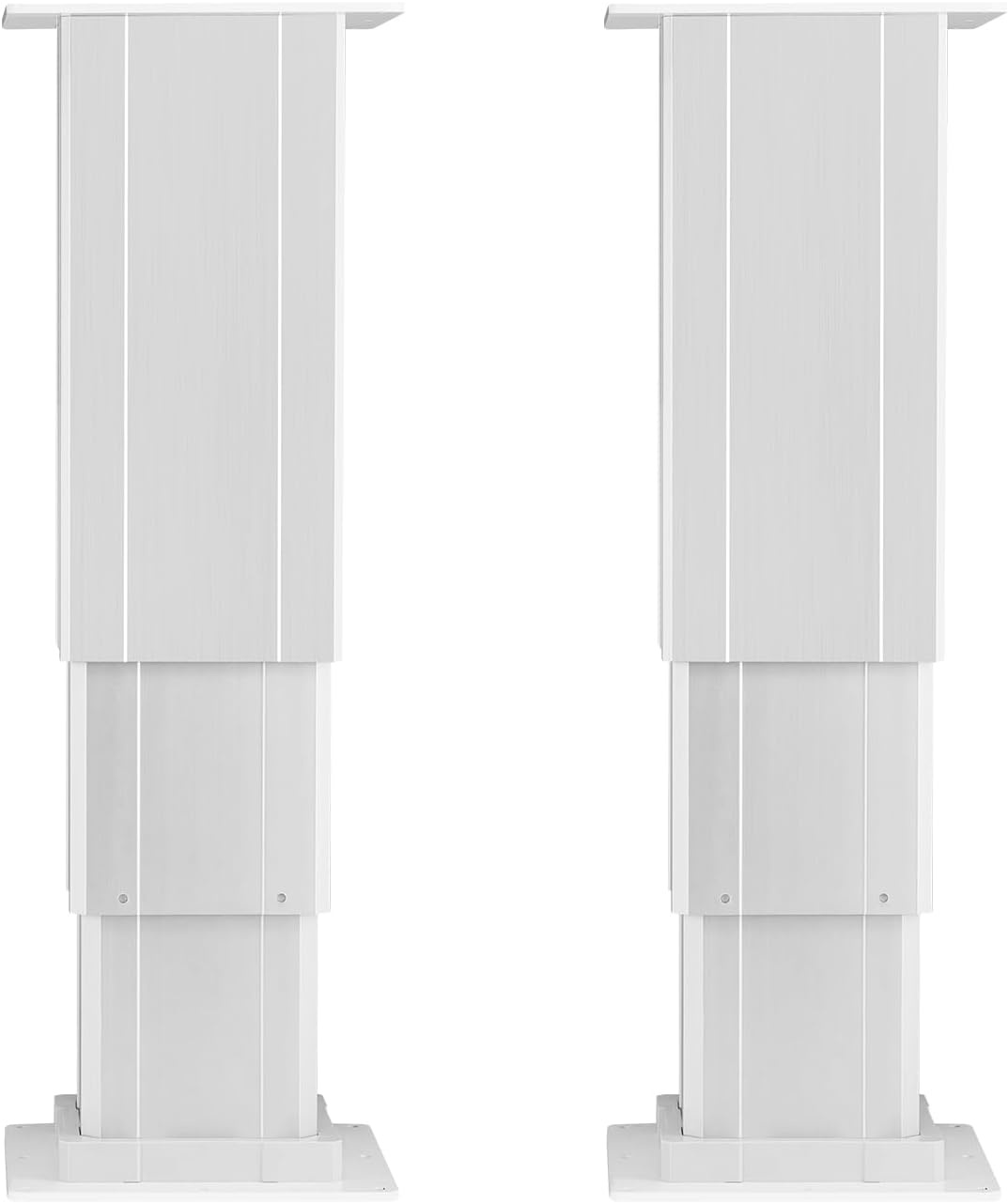 image:imageVEVOR Electric Lifting Column System 176 lbs Lift Table 142311 in Height Range ThreeStage Adjustable Desk Column Telescopic Table Leg Comes with PowerSupply Option to Control upDown Motion260 lbs