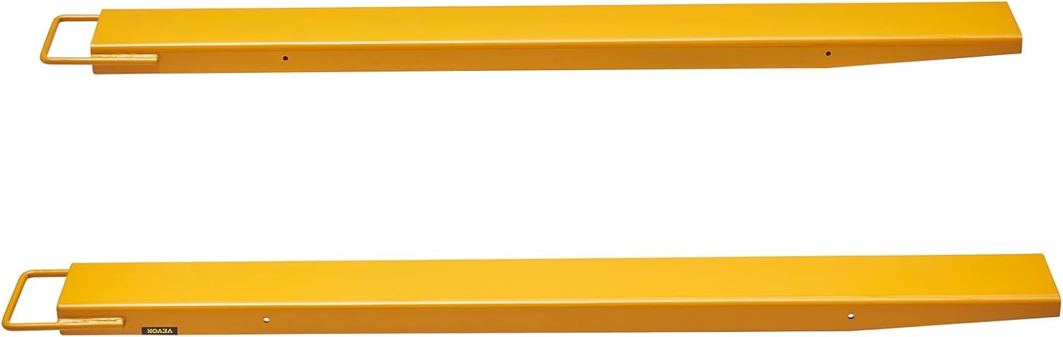 image:imageVEVOR Forklift Extensions 84 Inch Fork Extensions 45 Inch Width Heavy Duty Fork Extensions for Forklifts 1 Pair Forklift Extensions for Truck60 x 45 Inch