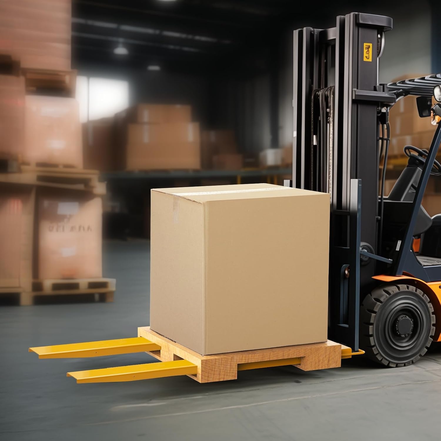 image:imageVEVOR Forklift Extensions 84 Inch Fork Extensions 45 Inch Width Heavy Duty Fork Extensions for Forklifts 1 Pair Forklift Extensions for Truck72 x 45 Inch