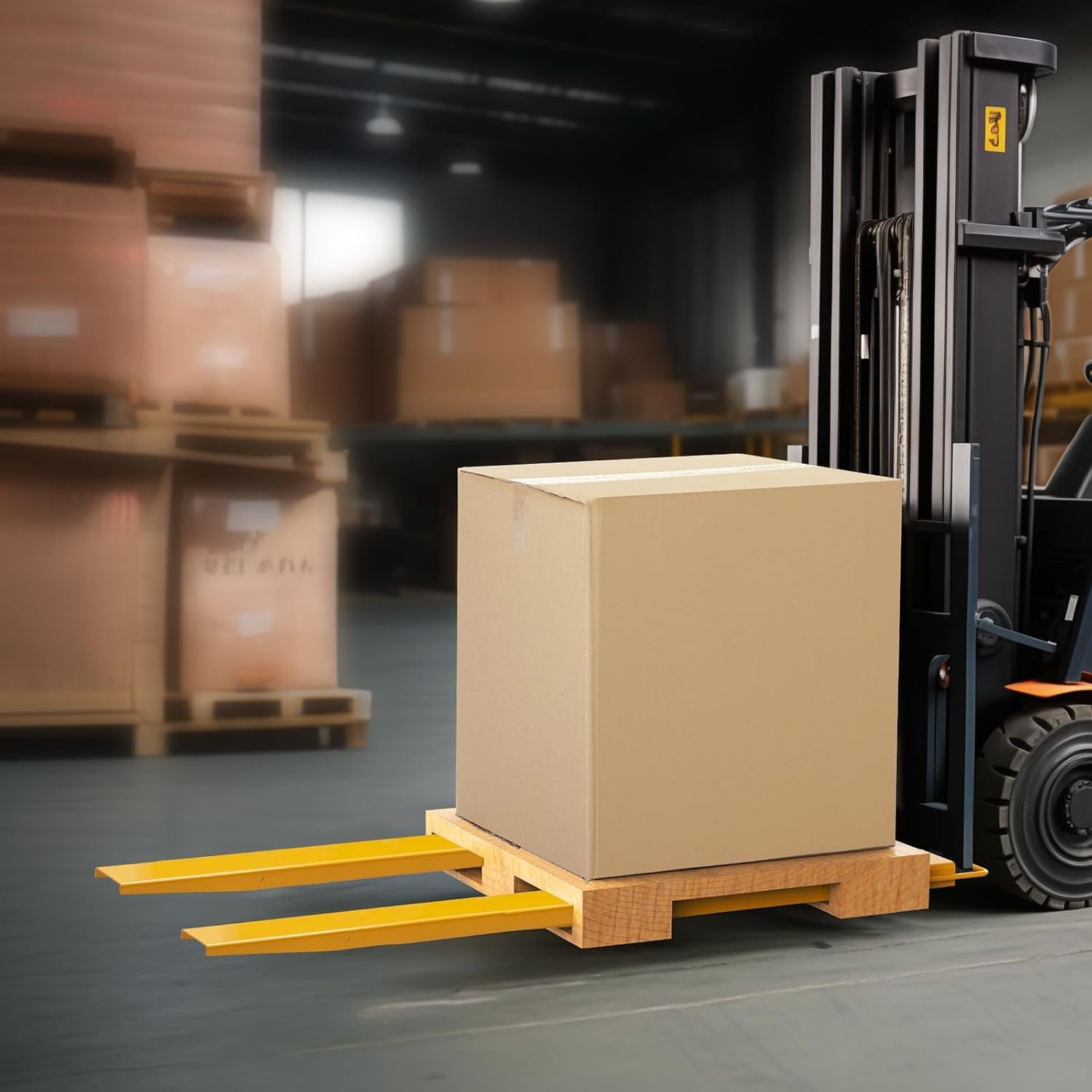image:imageVEVOR Forklift Extensions 84 Inch Fork Extensions 45 Inch Width Heavy Duty Fork Extensions for Forklifts 1 Pair Forklift Extensions for Truck84 x 45 Inch