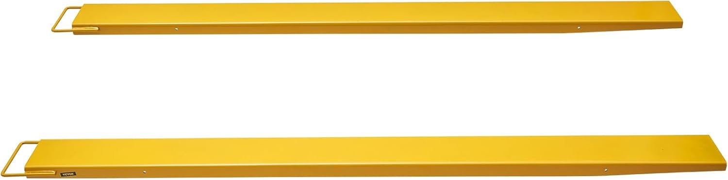 image:imageVEVOR Forklift Extensions 84 Inch Fork Extensions 45 Inch Width Heavy Duty Fork Extensions for Forklifts 1 Pair Forklift Extensions for Truck96 x 45 Inch