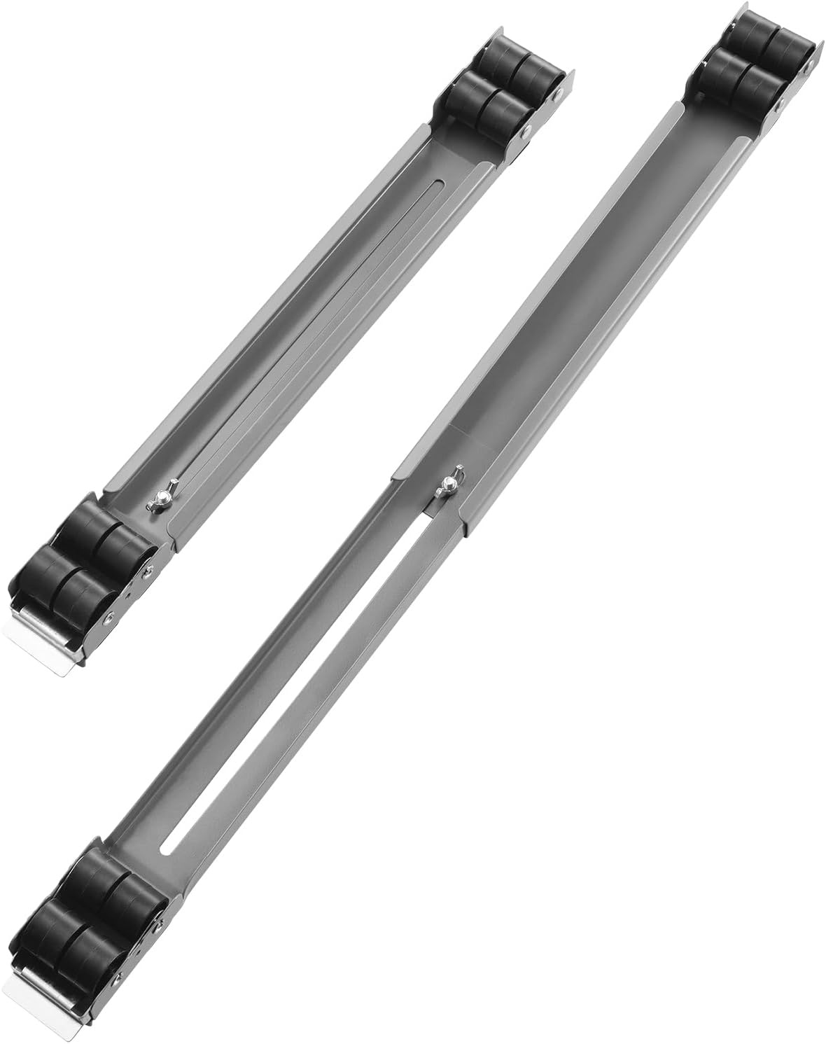 image:imageVEVOR Heavy Duty Appliance Rollers Extendable Appliance Rollers Mobile Washing Machine Base with 16 Wheels Mini Fridge Stand Moving Cart for Refrigerators Dryers Dishwashers GrayGray