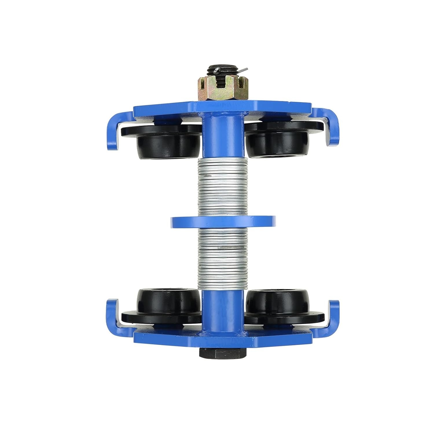 image:imageVEVOR Manual Trolley 1100 lbs05 Ton Load Capacity Push Beam Trolley with Dual Wheels Adjustable for IBeam Flange Width 25 to 55 Heavy Duty Alloy Steel Garage Hoist for Straight Curved I Beam2200 lbs