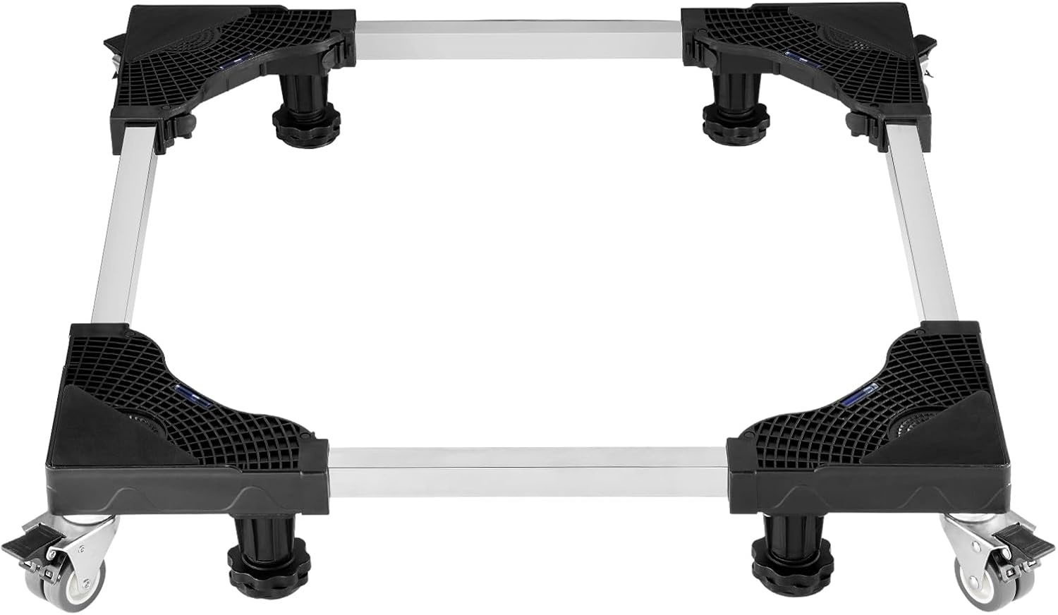 image:imageVEVOR Mini Fridge Stand 275 to 354 Universal Mobile Base with 4 Strong Feet 4 Locking Swivel Wheels Adjustable Furniture Mover Mobile Base for Washing Machine Refrigerator Washer and Dryer