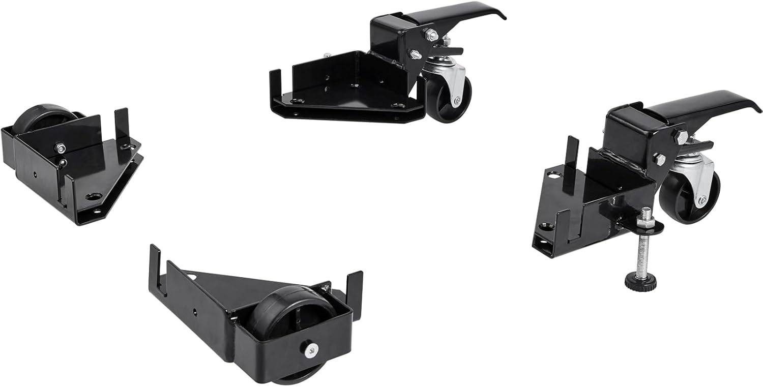 image:imageVEVOR Mobile Base 400 lbs Weight Capacity Adjustable from 95 x 95 to Infinity Heavy Duty Universal Mobile Base Stand with Swivel Wheels for Woodworking Equipment Bandsaw Power Tools MachinesMedium