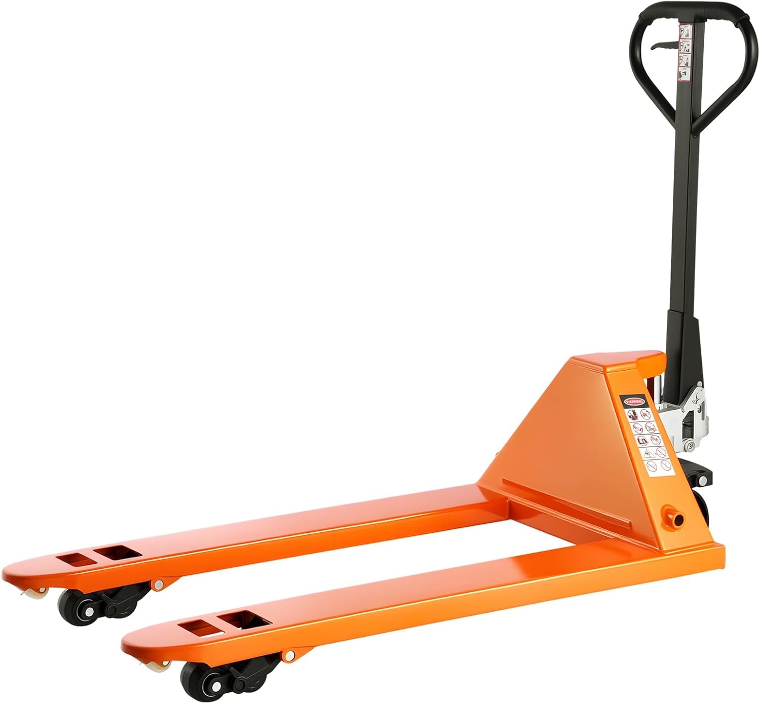 image:imageVEVOR Pallet Jack 6600 lbs Load Capacity Manual Pallet Truck with 48L x 27W Inch Forks for Material Handling 33571 Inch Fork Lift Height Range Suitable for Warehouse Supermarket Manufacturing6600 LBS