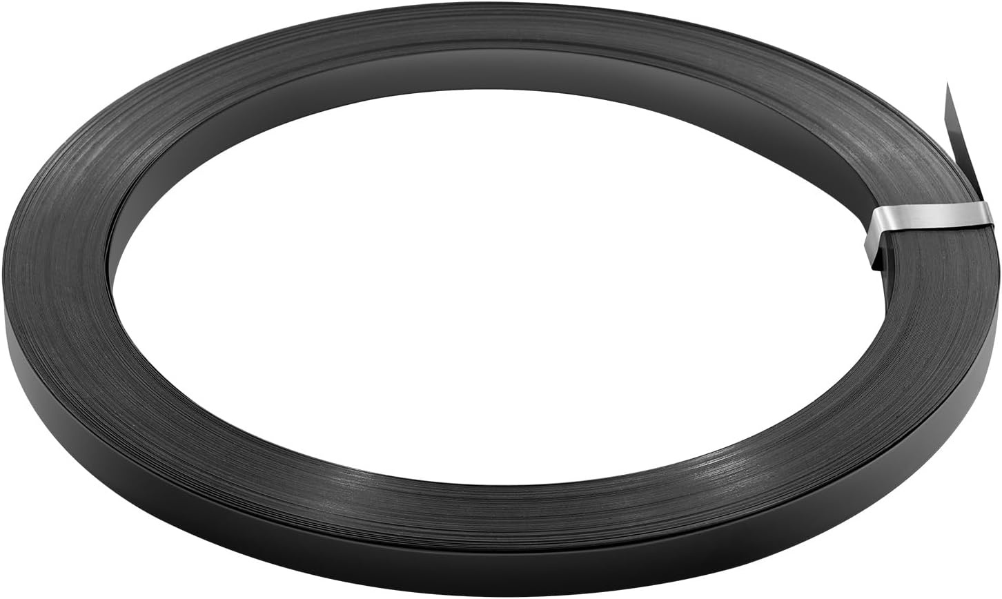 image:imageVEVOR Steel Strapping Coil 34 in x 002 in x 1640 ft Metal Strapping Banding Roll Withstands Harsh Environment 1700 lbs Break Strength Heavy Duty Banding Pallet Strap Coil for Pallet Packing34W x 300L