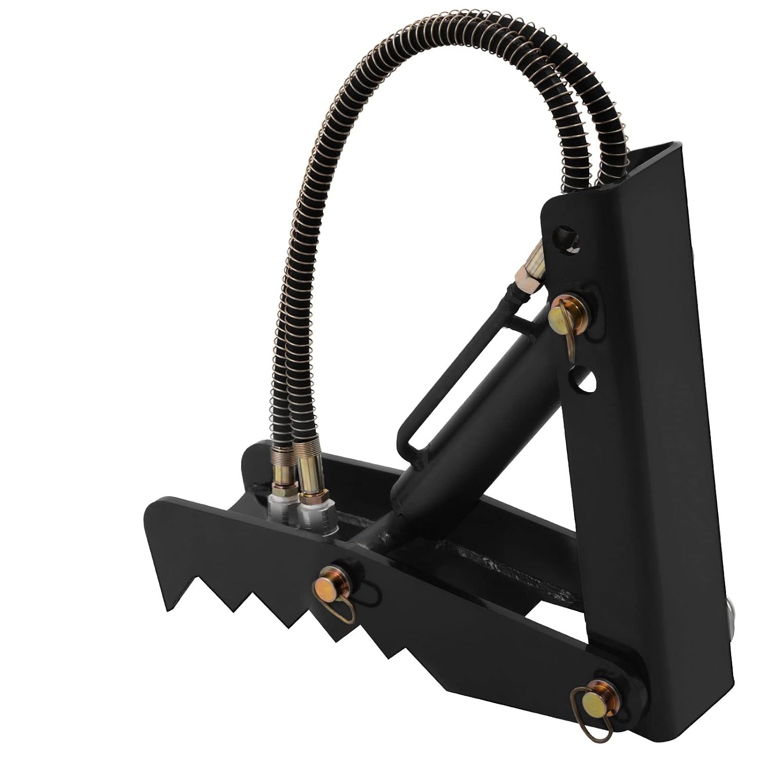 image:imageVevor 18 Hydraulic Backhoe Thumb 12 Thickness Heavy Duty Excavator Thumb Black Steel Weld On Thumb Attachments with Hydraulic Cylinder Mechanical Hydraulic Thumb for BackhoeExcavator18inch