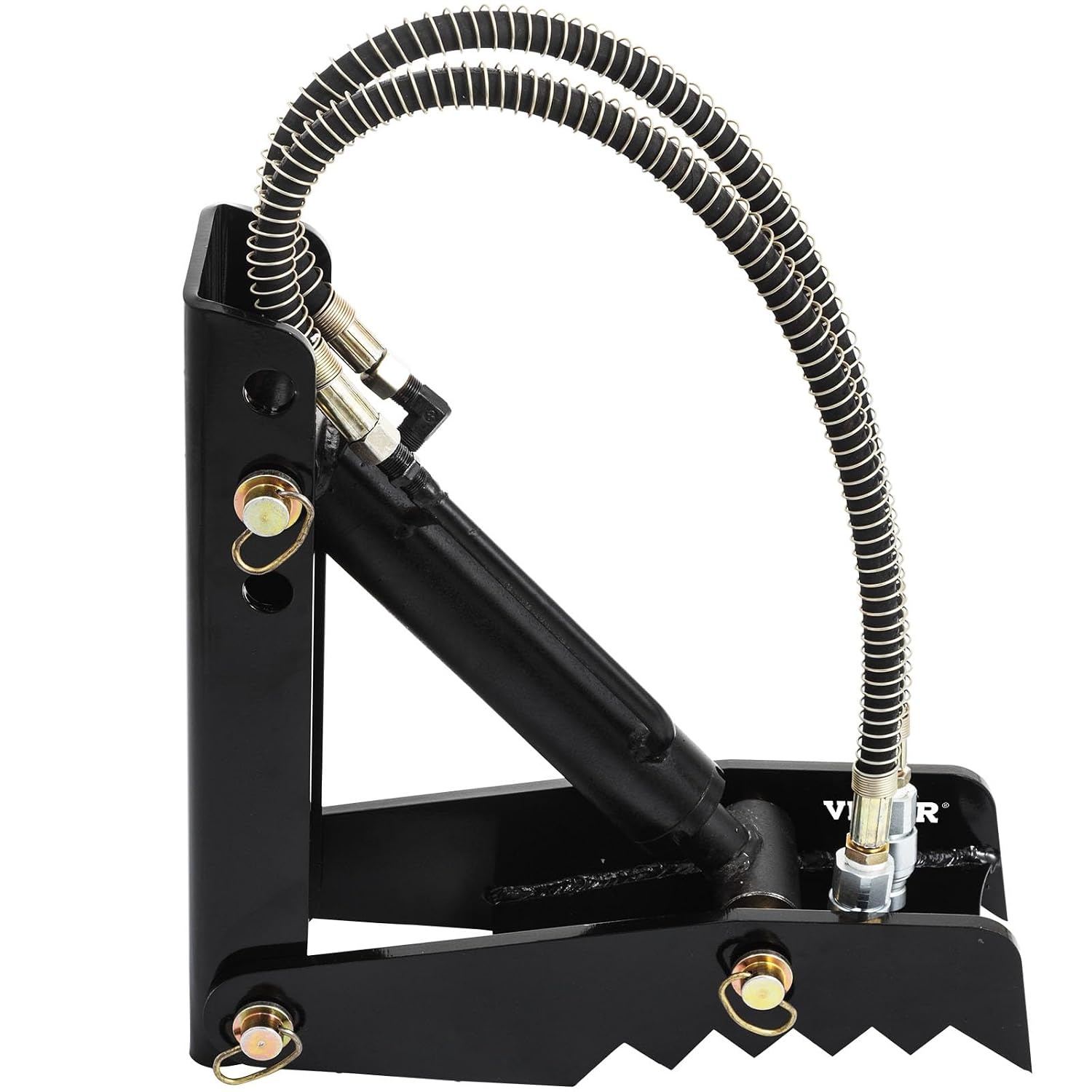 image:imageVevor 18 Hydraulic Backhoe Thumb 12 Thickness Heavy Duty Excavator Thumb Black Steel Weld On Thumb Attachments with Hydraulic Cylinder Mechanical Hydraulic Thumb for BackhoeExcavator18inch