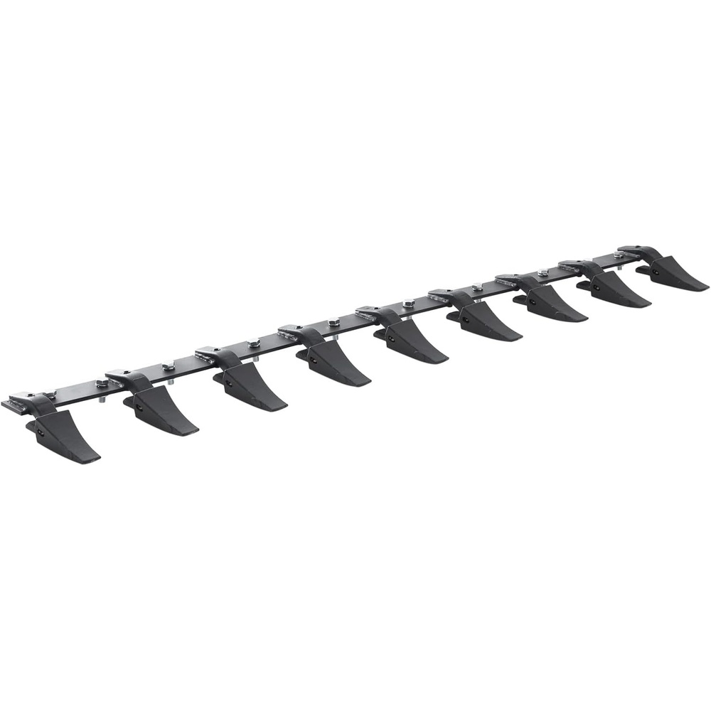 image:imageVEVOR Bucket Tooth Bar 46 in Heavy Duty 5 Teeth Tractor Bucket Bar for Loader Tractor Loader Skidsteer 4560 lbs Load Capacity Bolt On Teeth Bars for Buckets Protection Efficient amp Soil Excavation72in