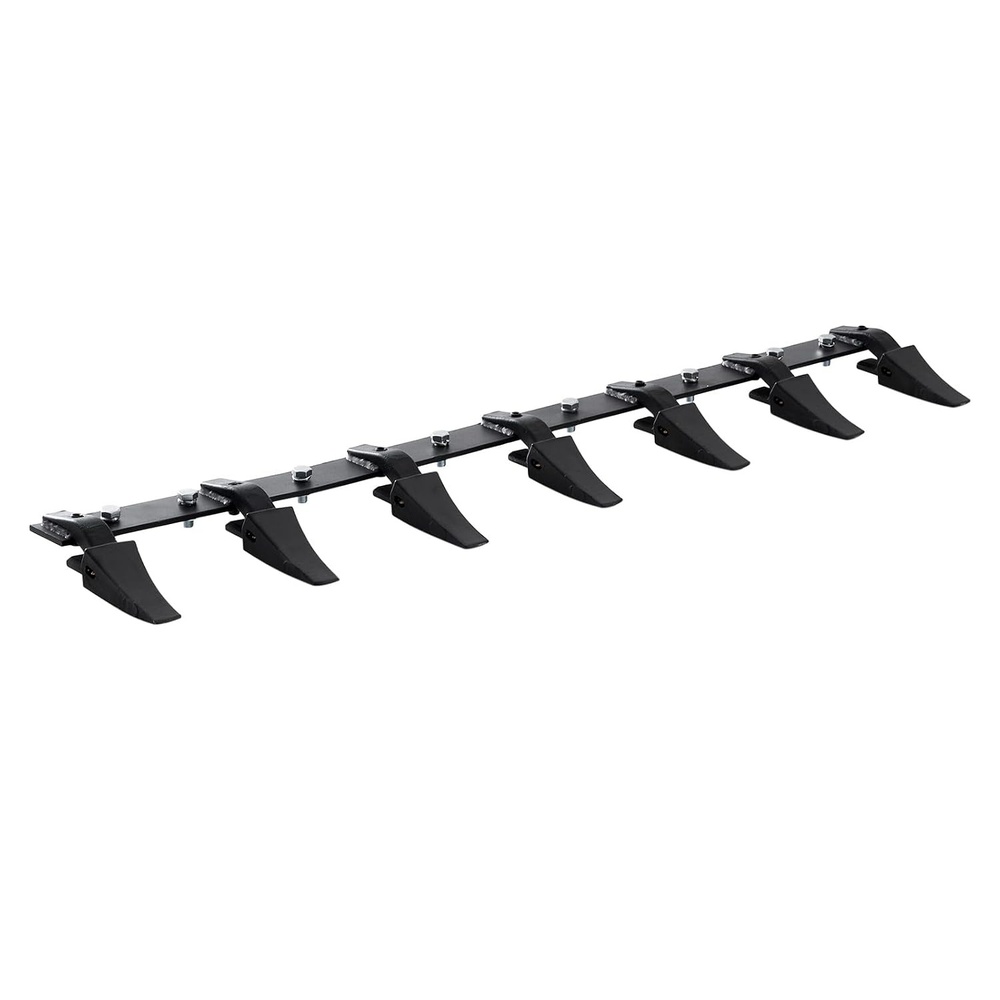 image:imageVEVOR Bucket Tooth Bar 53 Heavy Duty Tractor Bucket Teeth Bar for SubCompact Tractor Loader 4560 lbs LoadBearing Capacity Fits Bucket Cutting Edges Sized 12 or Less with No Drilling Required60in