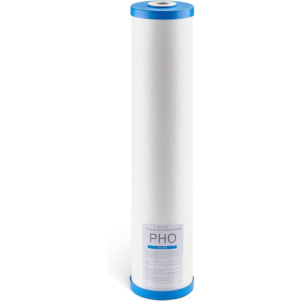 image:imageVEVOR CTO Whole House Water Filter  Universal Fit 20 x 45 Inch  Activated Carbon Block Cartridge Replacement 5 Micron Coconut Shell Charcoal Filter Reduce Chlorine Bad Taste OdorPHO Filter