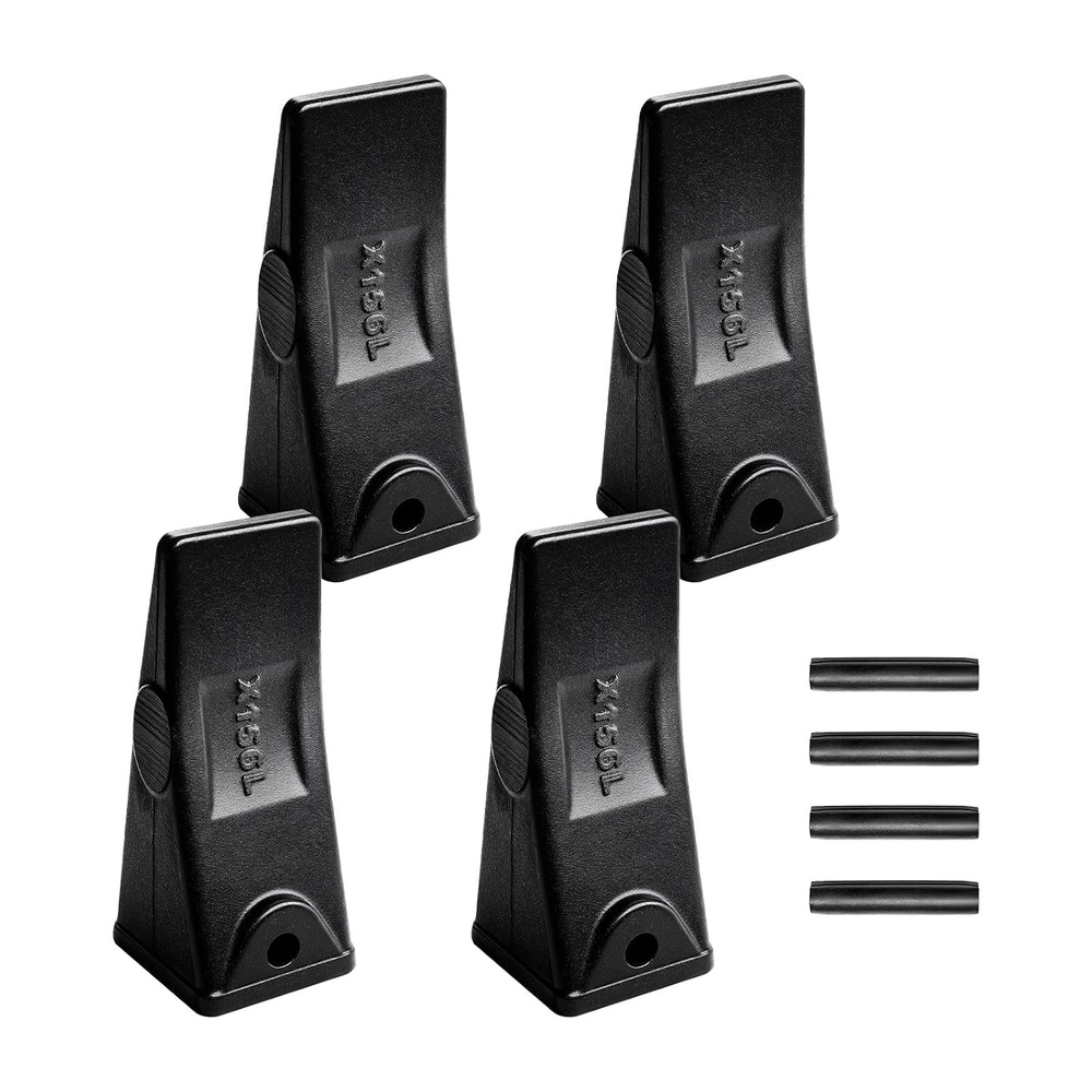 image:imageVEVOR Excavator Bucket Teeth with Pins 7 Pack 684447 Bucket Tooth Set Fits 58in Buckets Edge Heavy Duty 734 in Bolt on Digging Buckets Teeth Replacement for Skid Steer amp Mini Excavator4 pack