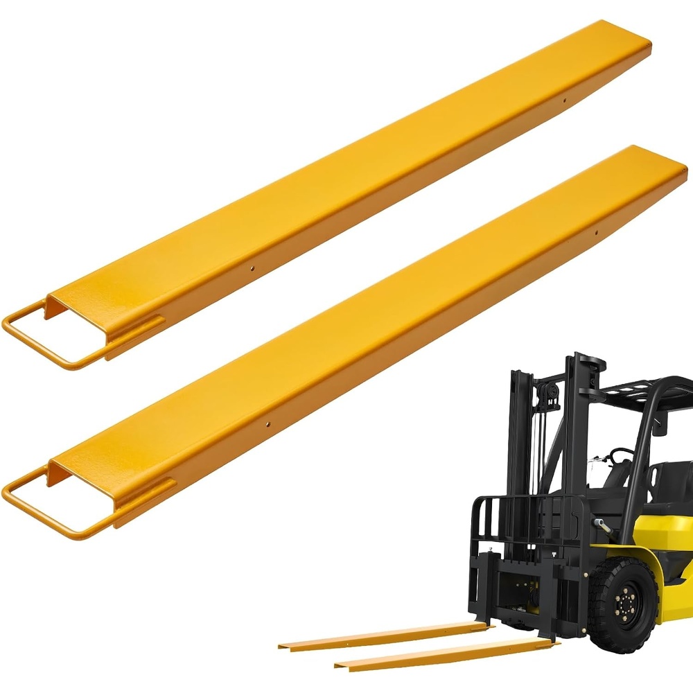 image:imageVEVOR Forklift Extensions 84 Inch Fork Extensions 45 Inch Width Heavy Duty Fork Extensions for Forklifts 1 Pair Forklift Extensions for Truck60 x 45 Inch