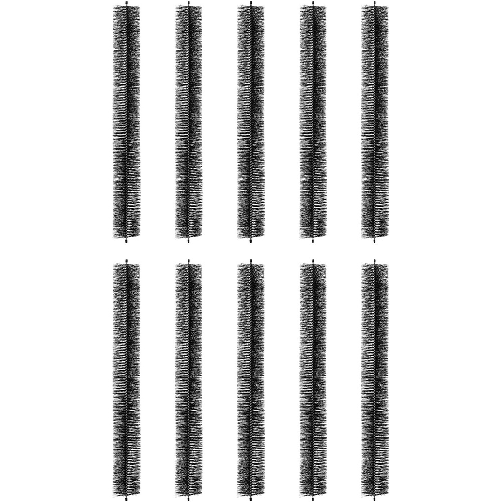 image:imageVEVOR Gutter Brush 60 Feet Total Length 433 inch Diameter Gutter Cleaning Tools GroundLevel Gutter Brush Leaf Guard for 5 Inch Gutters Easily Clear roof Leaves and Debris 20 Pack30FT  433in diameter