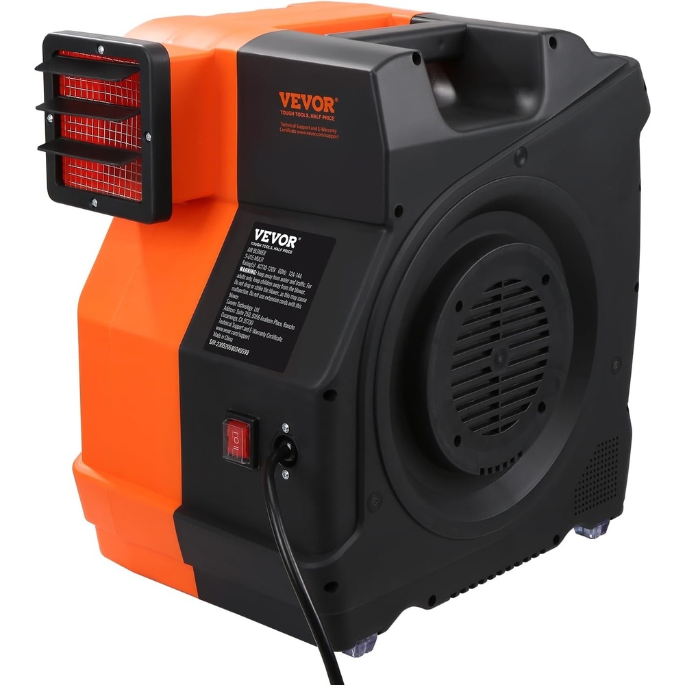 image:imageVEVOR Inflatable Blower Electric Air Blower Bounce House Blowing Pump Commercial Corded Fan Pump for Castle Wate Slides Water Slide Bouncy Castle17  2 HP DualPower
